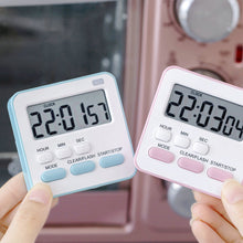 Load image into Gallery viewer, Digital Timer Manual Electronic Countdown Clock With Flashing Light Cooking Kitchen Sport Study Game With Magnetic Countdown Alarm Clock
