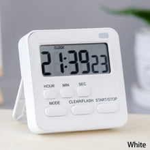 Load image into Gallery viewer, Digital Timer Manual Electronic Countdown Clock With Flashing Light Cooking Kitchen Sport Study Game With Magnetic Countdown Alarm Clock