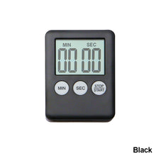 Load image into Gallery viewer, Digital Timer Manual Electronic Countdown Clock Loud Alarm Cooking Kitchen Sport Study Game With Magnetic Countdown Alarm Clock