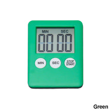 Load image into Gallery viewer, Digital Timer Manual Electronic Countdown Clock Loud Alarm Cooking Kitchen Sport Study Game With Magnetic Countdown Alarm Clock