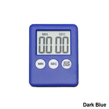 Load image into Gallery viewer, Digital Timer Manual Electronic Countdown Clock Loud Alarm Cooking Kitchen Sport Study Game With Magnetic Countdown Alarm Clock
