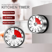 Load image into Gallery viewer, Mechanical Manual Digital Timer Magnetic Kitchen Timer Cooking BakingStudy Fitness Countdown Alarm Clock Gadget Kitchen Accesories