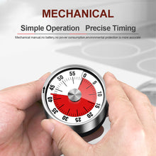 Load image into Gallery viewer, Mechanical Manual Digital Timer Magnetic Kitchen Timer Cooking BakingStudy Fitness Countdown Alarm Clock Gadget Kitchen Accesories
