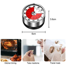Load image into Gallery viewer, Mechanical Manual Digital Timer Magnetic Kitchen Timer Cooking BakingStudy Fitness Countdown Alarm Clock Gadget Kitchen Accesories