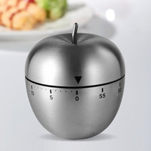Load image into Gallery viewer, Stainless Steel Egg Shape Mechanical Manual Digital Timer Kitchen Supplies Clock Kitchen Timer Alarm Clock 60 Minute Countdown Cooking Timer