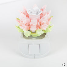 Load image into Gallery viewer, Flower Building Block Flowers Bouquet Rose Sakura Lily DIY Creative Bouquet Compatible with Cute Girl Toy Valentine's Day Gift Puzzle Assembled Building Block Toy