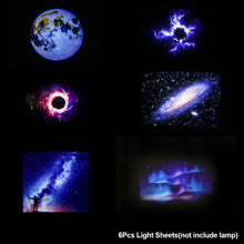 Load image into Gallery viewer, Ins Moon Projection Lamp Background Projector Night Light Photo Prop Wall Lights Birthday Gift Party Decoration Bedroom Decor