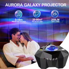 Load image into Gallery viewer, Led Aurora Borealis Moon Galaxy Night Lights Bluetooth Music Laser Star Nebula Projection Bedroom Decoration Atmospher Projector