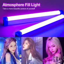 Load image into Gallery viewer, Handheld LED Night Lamps RGB Colorful Atmosphere Fill Light Rechargeable Bedroom Photography Selfie Lamp Lighting Room Decor