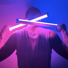 Load image into Gallery viewer, Handheld LED Night Lamps RGB Colorful Atmosphere Fill Light Rechargeable Bedroom Photography Selfie Lamp Lighting Room Decor