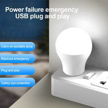Load image into Gallery viewer, Mini USB Plug Night Light Book Reading Lamp Eye Protection Bedside Light Atmosphere Light Home Decoration