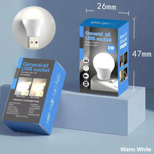 Load image into Gallery viewer, Mini USB Plug Night Light Book Reading Lamp Eye Protection Bedside Light Atmosphere Light Home Decoration