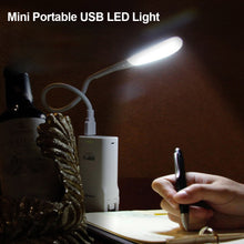 Load image into Gallery viewer, Mini Portable Laptops USB LED Light Touch Sensor Dimmable Table Desk Lamp for Power Bank Camping PC Laptops Book Night Lighting