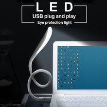 Load image into Gallery viewer, Mini Portable Laptops USB LED Light Touch Sensor Dimmable Table Desk Lamp for Power Bank Camping PC Laptops Book Night Lighting