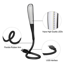 Load image into Gallery viewer, Mini Portable Laptops USB LED Light Touch Sensor Dimmable Table Desk Lamp for Power Bank Camping PC Laptops Book Night Lighting