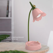 Load image into Gallery viewer, Multi-functional Flower LED Desk Lamp Touch Sensor Dimmable Table Desk Lamp Phone Holder Student Bedroom Reading Lamp Eye Protection Table Light Room Lighting