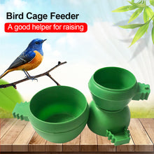 Load image into Gallery viewer, 3Pcs/set Mini Bird Parrot Pigeons Hamster Pet Cage Water Food Bowl Feeder Plastic Pigeons Birds Cage Sand Water Cup Hanging Drinking Feeding Bowl