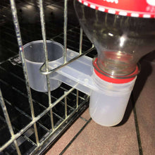Load image into Gallery viewer, Plastic Pet Bird Drinker Feeder Water Bottle Cup Cat Chicken Pigeon Parrot Hamster Double Nozzle Water Guide Feeding Holder