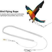 Load image into Gallery viewer, 4M/5M/6M/8M/10M Pet Bird Parrot Flying Rope Cockatiels Starling Bird Pet Leash Kits Anti-bite Outdoor Flying Traction Straps Training Rope