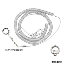 Load image into Gallery viewer, 3M/6M Parrot Bird Flying Training Leash Ultra-light Flexible Rope Anti-bite with Leg Ring Harness Outdoor Macaw Cockatiel Starling