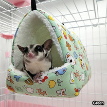 Load image into Gallery viewer, Winter Pet Bird Parrot Hamster Cage Cotton Nest Tunnel Hammock Hut Tent Bed Hanging Cave For Sleeping Hatching For Hamster Rabbit Guinea Pig