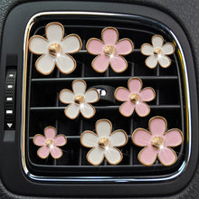 Load image into Gallery viewer, 4Pcs/Set Car Outlet Vent Perfume Clips Freshener Air Conditioning Aromatherapy Small Daisy Interior Decoration Supplies