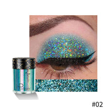 Load image into Gallery viewer, Glitter Eye Shadow Makeup Monochrome Shining Eyeshadow Sequins Pearly Universal Party Cosmetic Palete Women Cosmetics