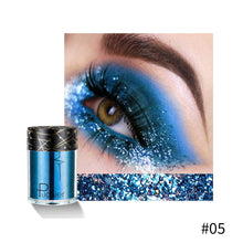 Load image into Gallery viewer, Glitter Eye Shadow Makeup Monochrome Shining Eyeshadow Sequins Pearly Universal Party Cosmetic Palete Women Cosmetics