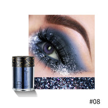 Load image into Gallery viewer, Glitter Eye Shadow Makeup Monochrome Shining Eyeshadow Sequins Pearly Universal Party Cosmetic Palete Women Cosmetics