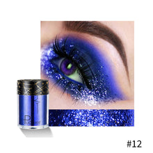 Load image into Gallery viewer, Glitter Eye Shadow Makeup Monochrome Shining Eyeshadow Sequins Pearly Universal Party Cosmetic Palete Women Cosmetics