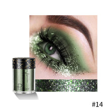 Load image into Gallery viewer, Glitter Eye Shadow Makeup Monochrome Shining Eyeshadow Sequins Pearly Universal Party Cosmetic Palete Women Cosmetics