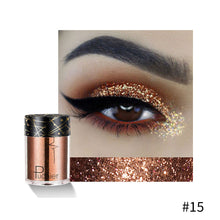 Load image into Gallery viewer, Glitter Eye Shadow Makeup Monochrome Shining Eyeshadow Sequins Pearly Universal Party Cosmetic Palete Women Cosmetics