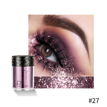 Load image into Gallery viewer, Glitter Eye Shadow Makeup Monochrome Shining Eyeshadow Sequins Pearly Universal Party Cosmetic Palete Women Cosmetics