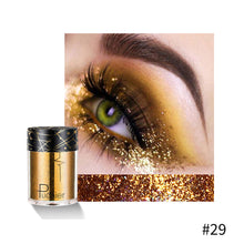 Load image into Gallery viewer, Glitter Eye Shadow Makeup Monochrome Shining Eyeshadow Sequins Pearly Universal Party Cosmetic Palete Women Cosmetics