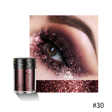 Load image into Gallery viewer, Glitter Eye Shadow Makeup Monochrome Shining Eyeshadow Sequins Pearly Universal Party Cosmetic Palete Women Cosmetics