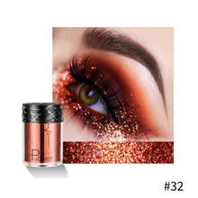 Load image into Gallery viewer, Glitter Eye Shadow Makeup Monochrome Shining Eyeshadow Sequins Pearly Universal Party Cosmetic Palete Women Cosmetics