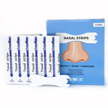 Load image into Gallery viewer, 30pcs/Box Stop Snoring Patch Transparent Nasal Strips Better Breath To Not Snore Sleep Anti-snoring Aid Snoring-prevention