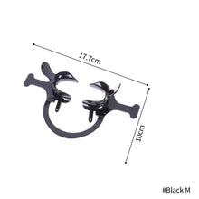 Load image into Gallery viewer, C-Shape Dental Tool Intraoral Cheek Lip Retractor Opener Double Head Orthodontic Teeth Mouth Opener Oral Care Black One-piece Opener
