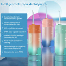 Load image into Gallery viewer, Portable Household Electric Tooth Cleaning Device Tooth Cleaner Tooth Cleaning Water Floss Rechargeable Dental Irrigator Oral Care
