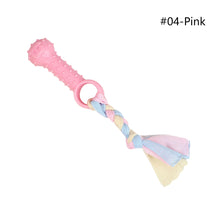 Load image into Gallery viewer, Pet Chewing Toy Molar Toys TPR Teething Bone Interactive Dog Toy Gum Massager Stick Pet Toy Pull Ring Toy
