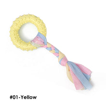 Load image into Gallery viewer, Pet Chewing Toy Molar Toys TPR Teething Bone Interactive Dog Toy Gum Massager Stick Pet Toy Pull Ring Toy