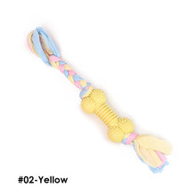 Load image into Gallery viewer, Pet Chewing Toy Molar Toys TPR Teething Bone Interactive Dog Toy Gum Massager Stick Pet Toy Pull Ring Toy