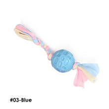 Load image into Gallery viewer, Pet Chewing Toy Molar Toys TPR Teething Bone Interactive Dog Toy Gum Massager Stick Pet Toy Pull Ring Toy