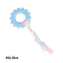Load image into Gallery viewer, Pet Chewing Toy Molar Toys TPR Teething Bone Interactive Dog Toy Gum Massager Stick Pet Toy Pull Ring Toy
