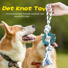 Load image into Gallery viewer, Pet Chewing Toy Molar Toys TPR Teething Bone Interactive Dog Toy Gum Massager Stick Pet Toy Pull Ring Toy