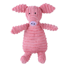 Load image into Gallery viewer, Dog Puppy Plush Toys Pets Chew Toy Animal Shape Squeak Cleaning Toys for Small Medium Dog Accessories Pet Training Supplies