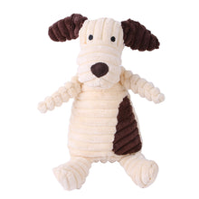 Load image into Gallery viewer, Dog Puppy Plush Toys Pets Chew Toy Animal Shape Squeak Cleaning Toys for Small Medium Dog Accessories Pet Training Supplies