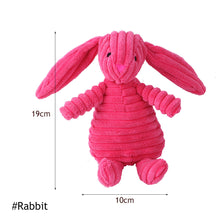 Load image into Gallery viewer, Dog Puppy Plush Toys Pets Chew Toy Animal Shape Squeak Cleaning Toys for Small Medium Dog Accessories Pet Training Supplies