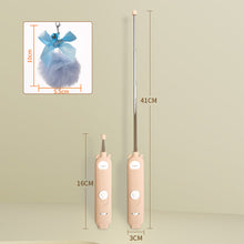 Load image into Gallery viewer, Telescopic Pointer Cat Toy USB Rechargeable Infrared Laser Light Funny Cat Stick Pet Supplies Interactive Feather Bell Toys