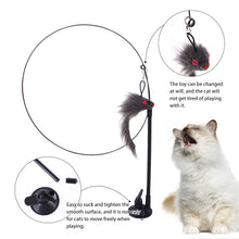 Load image into Gallery viewer, Cat Simulation Bird Interactive Toys Funny Feather Bird with Bell Cat Stick Toy for Kitten Playing Teaser Wand Toy Cat Supplies
